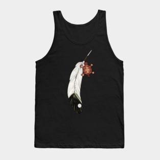 Native Turtle Feather Tank Top